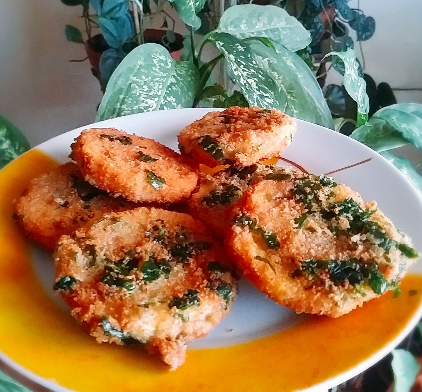 Panados estaladiços de curgete